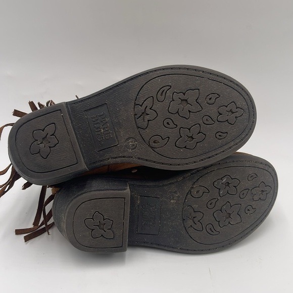 Paris Blues Brown Suede Boots – Kids Size 10 - Picture 8 of 13